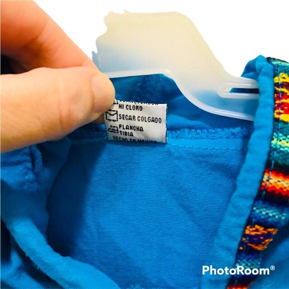 Cabo San Lucas Turquoise Windbreaker Size CH/S - Picture 4 of 10